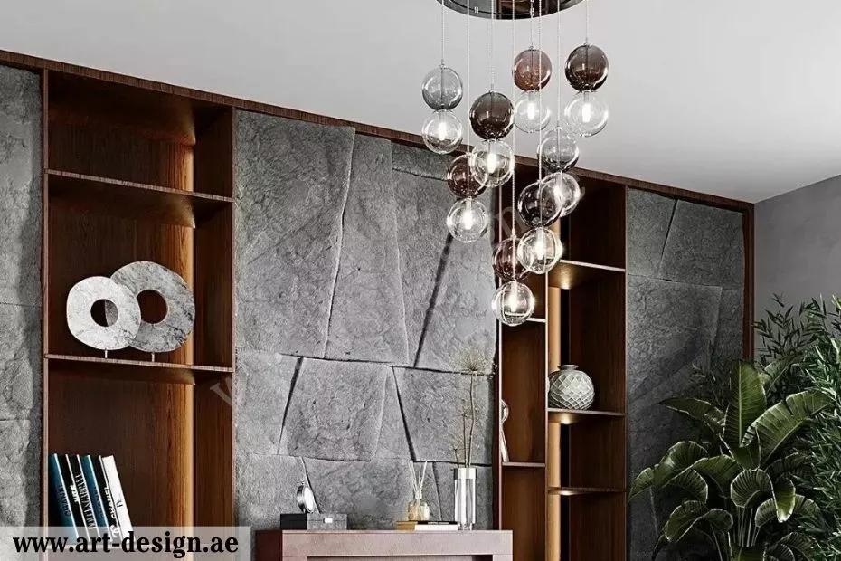 ديكورات جبس جدران صالات في الإمارات: كيفية اختيار ديكور الجبس المناسب 3 استخدام أنسجة التنجيد مع الجبس بورد على جدران الصالة