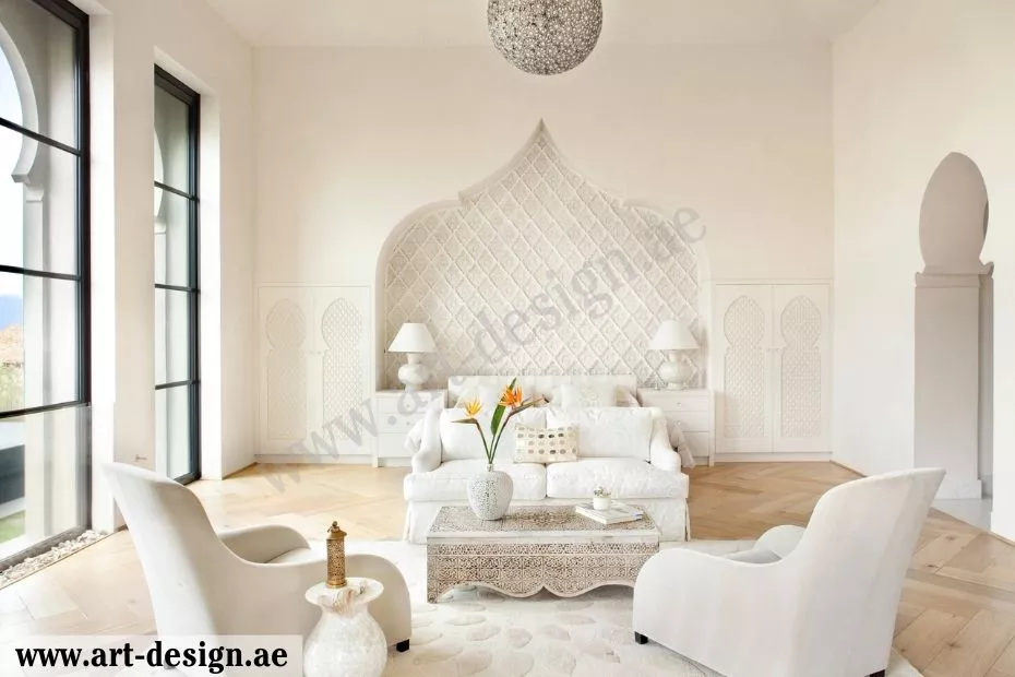 إبراز المنطقة فوق السرير باعتماد طبقة جبس بورد بسيطة