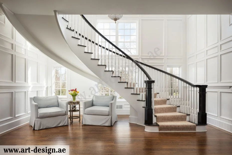 الدرج المنحني