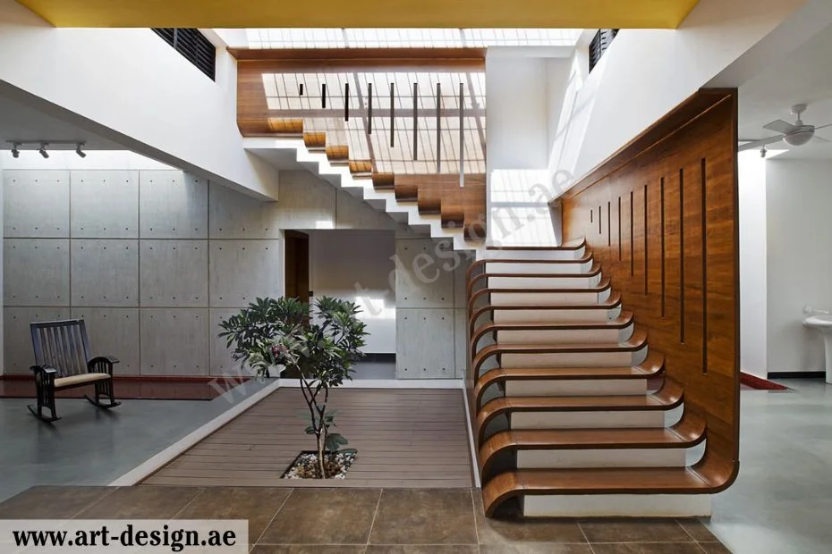 الدرج ذو شكل الحرف L