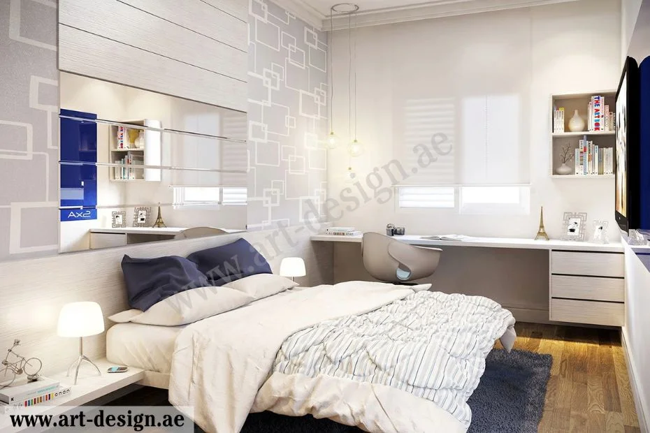 ديكورات غرف نوم صغيرة لشخصين في الامارات دبي 3 الابتعاد عن المفروشات ذات البروز