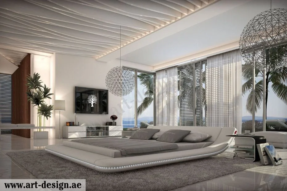 ديكورات جبس بورد للأسقف بزخارف حديثة