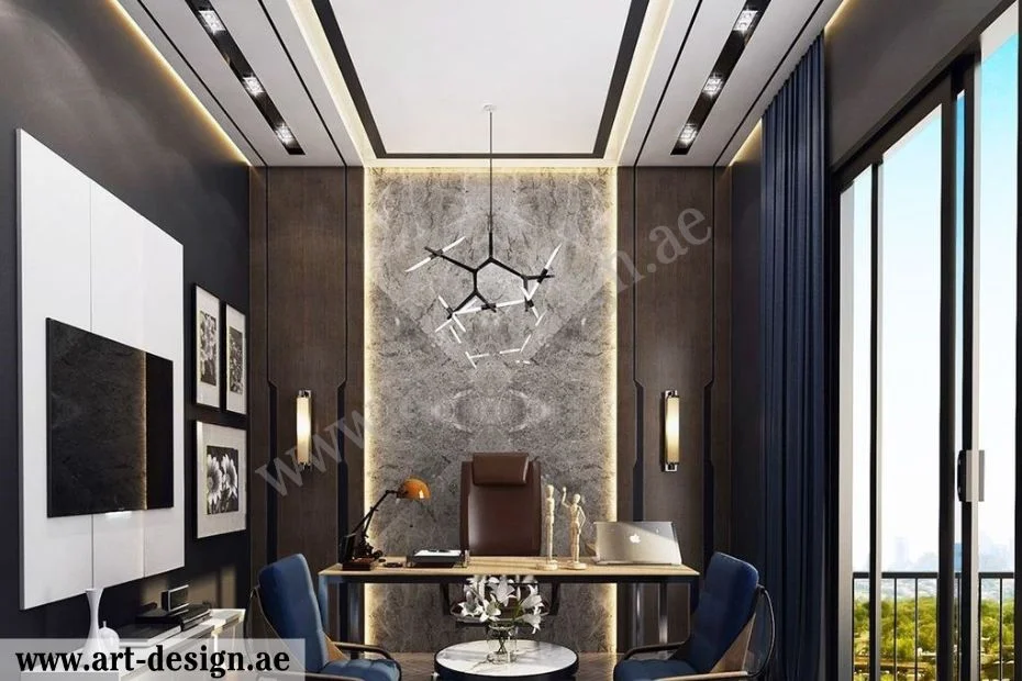 إضافة مواد مع الجبس من أجل التزين كالألمنيوم والخشب