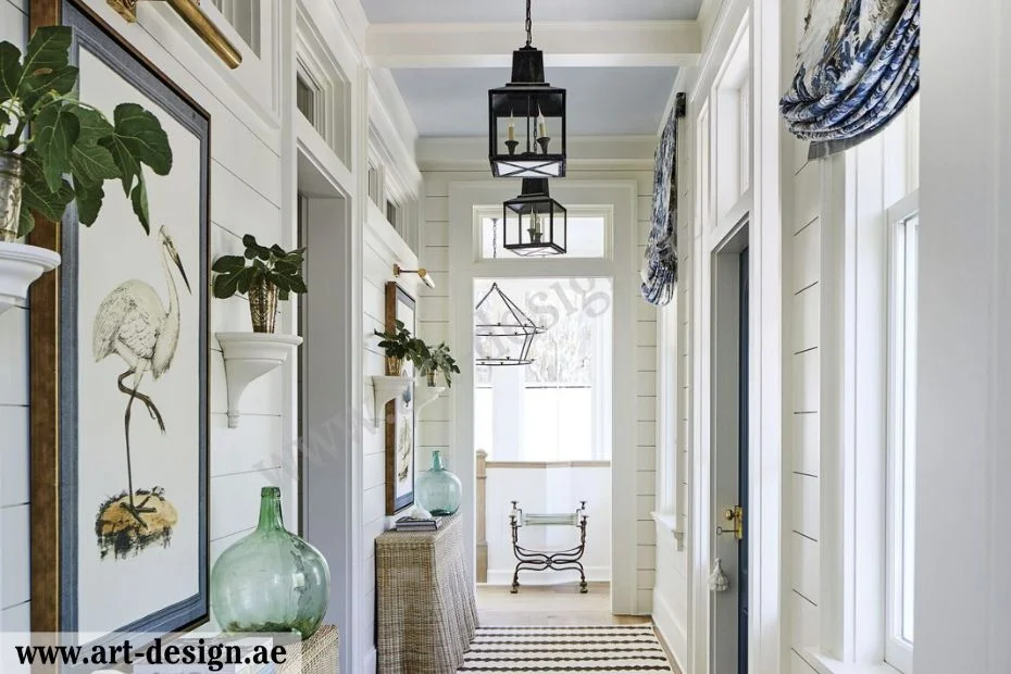 احرص على التناغم الكلي لديكور الجدران مع السقف والأرضيات