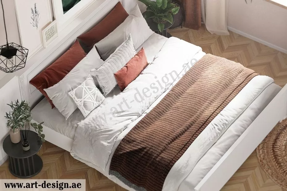 استخدام الوسائد لرأس السرير