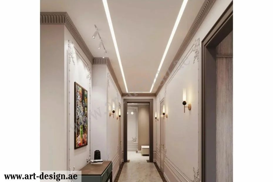 استخدم وحدات إضاءة مخفية في ألواح جبس السقف 