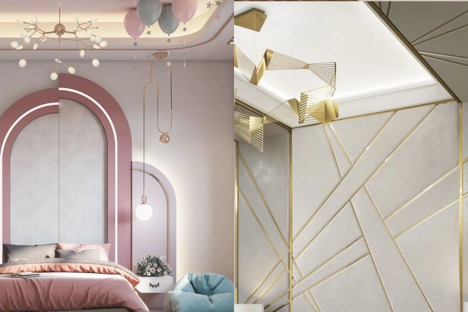 تصميم ديكور من الجبس بأنماط متنوعة