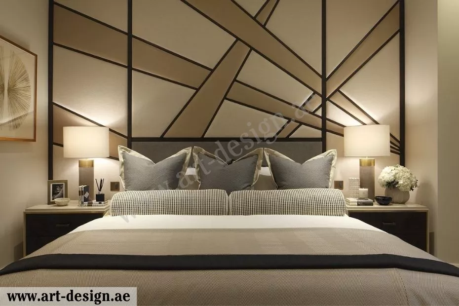 ديكور الحبال الملونة داخل إطار من الأفكار الحديثة