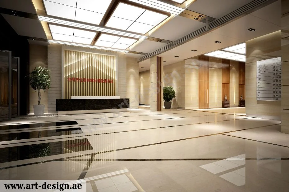 أفكار مميزة لتوزيع الاثاث في الريسبشن 3 ديكور ريسبشن مفتوح