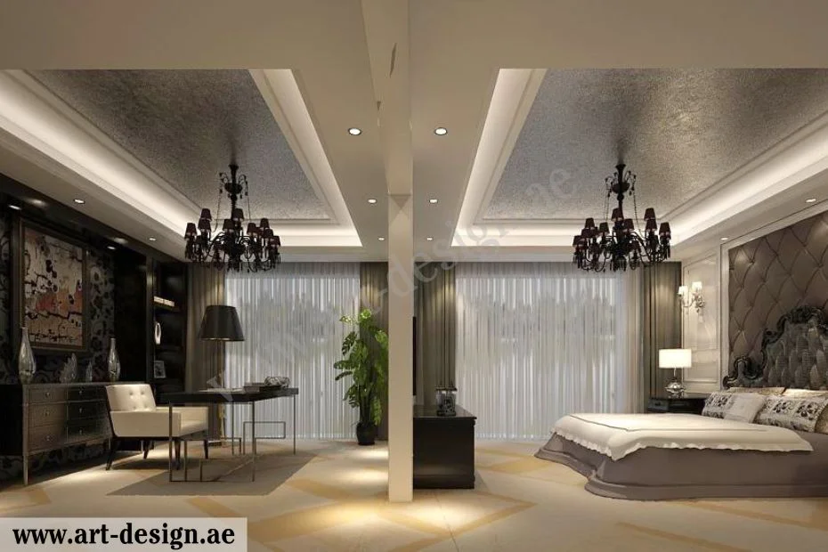 ديكورات اسقف غرف النوم بسيطة