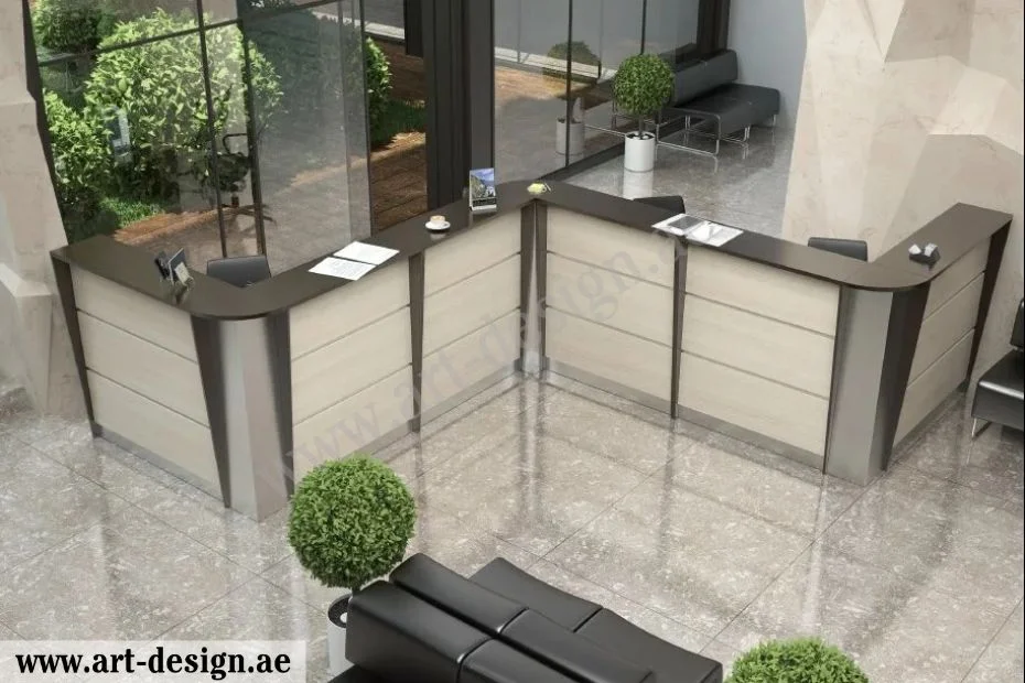 ديكورات ريسبشن مستطيل كلاسيك