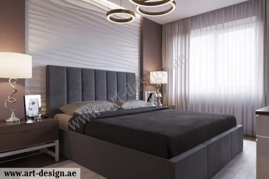 إضافة تصاميم جبس إلى رأس السرير