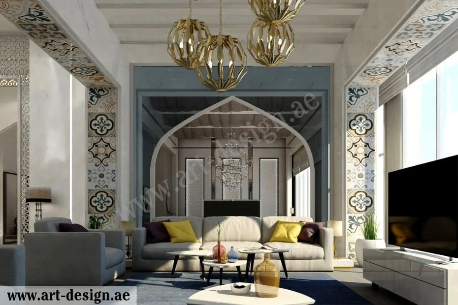 تصاميم بيوت عربية حديثة الإمارات دبي 4 اختيار الأثاث العصري والمودرن بعناية