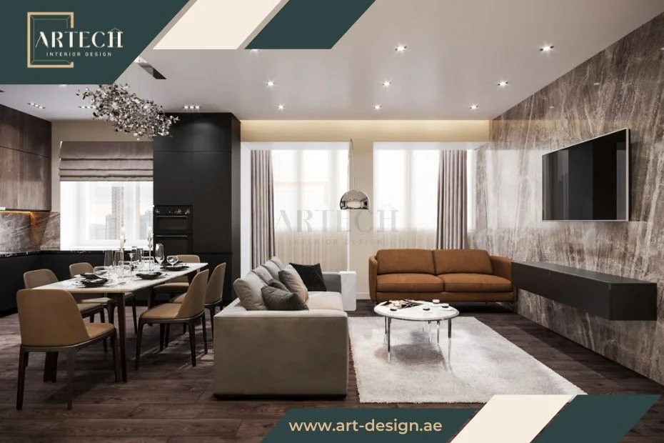 إطلالة على تصاميم شقق مودرن من الداخل.. استلهم أفكاراً رائعة لديكور شقتك الحديثة 6 تصميم شقق 150 متر