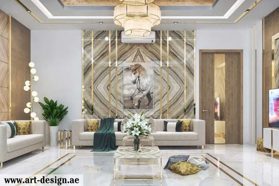 ديكورات صالات استقبال فخمة