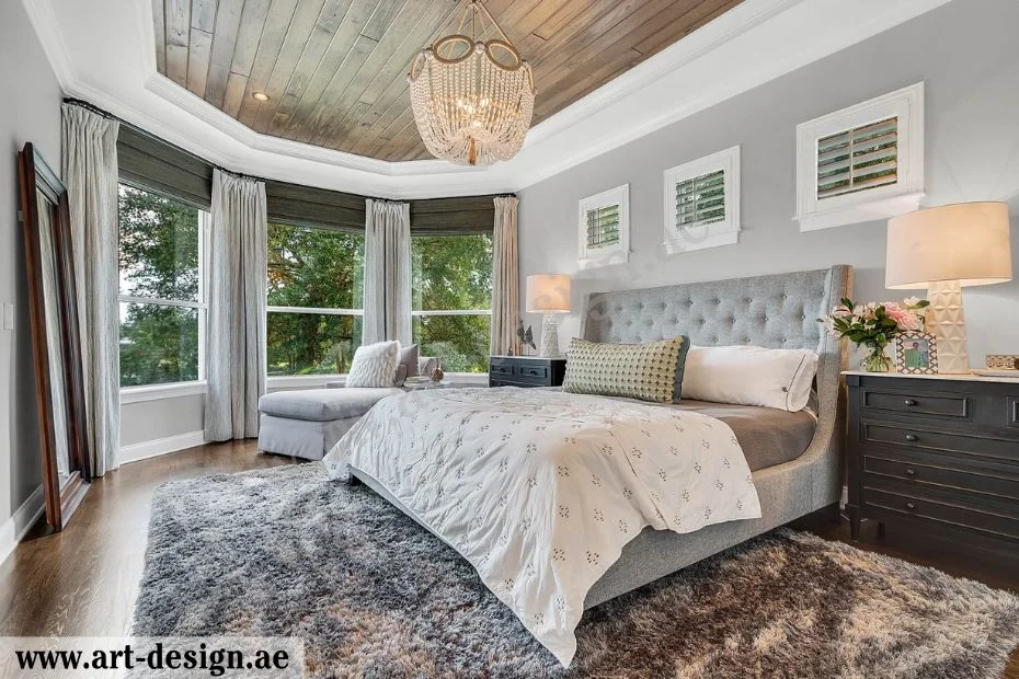 أهم 7 نصائح لتوزيع وترتيب أثاث غرفة النوم الرئيسية 6 توزيع الإضافات بعناية