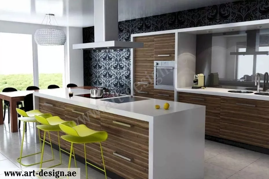 تصميم مطبخ أمريكي 