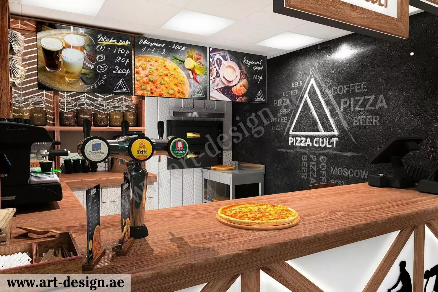 تصميم ديكور مطعم وجبات سريعة في الإمارات 5 تصميم ديكور مطعم وجبات سريعة في الإمارات