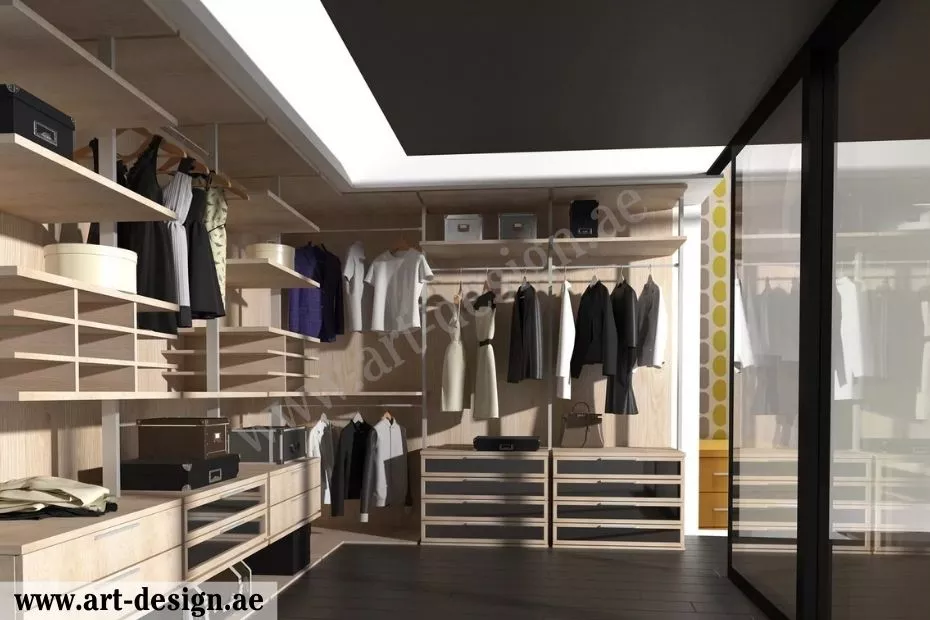 لا تنسَ الاهتمام بسقف غرفة تبديل الملابس