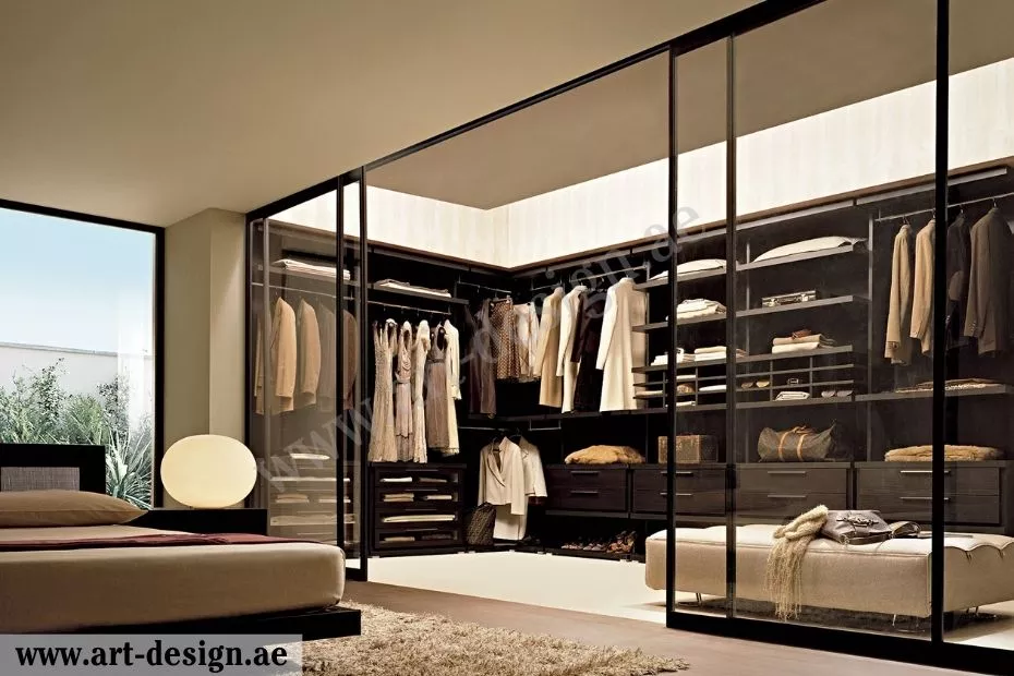 يمكنك الاستغناء عن الأبواب الخشبية لخزانة الملابس