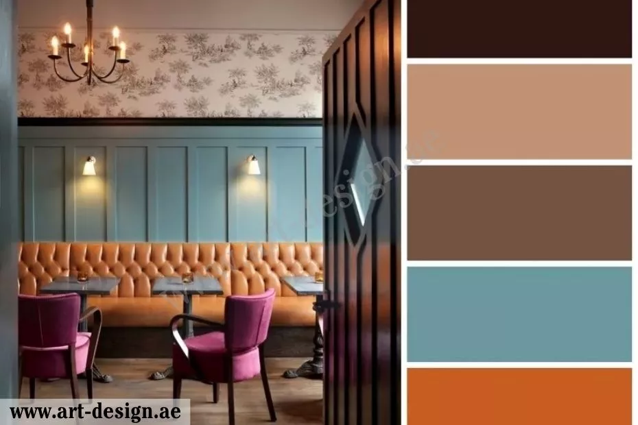 أفضل النصائح لتصميم مطعم صغير بالإمارات يناسب جميع الأذواق 7 الألوان