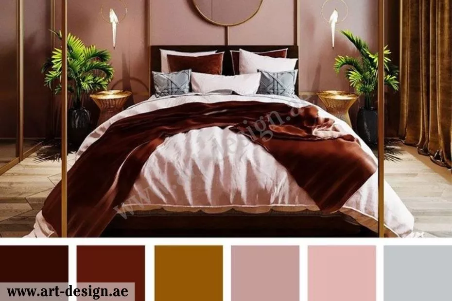 ألوان غرف النوم الدافئة