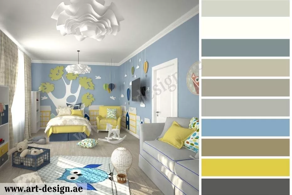 ألوان غرف نوم للأطفال