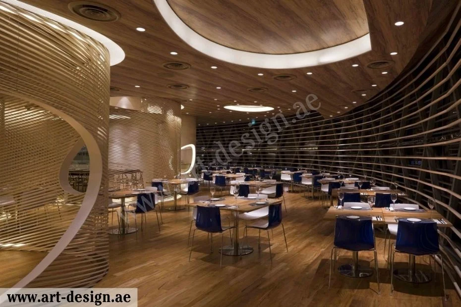 إليك أروع أفكار تصميم الديكور الداخلي للمطاعم