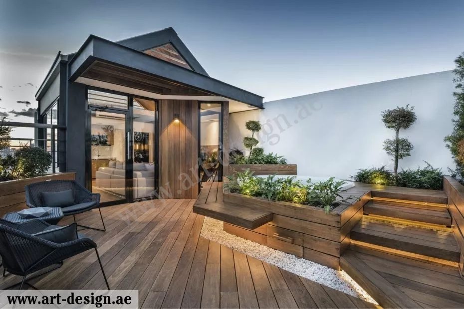 بالصور تنسيق سطح المنزل بأفكار مبتكرة 2024 5 توفير ركن آمن للعب الأطفال بتصميم مسبح للصغار