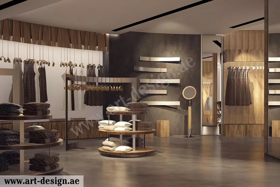 أهم 11 شركة تصميم محلات تجارية في دبي – دليل شامل 3 دمج العناصر البصرية والإضاءة الذكية والمواد الفاخرة