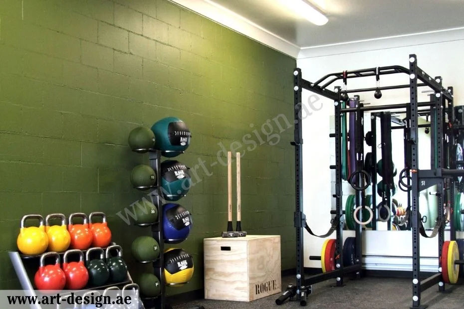 أرضيات الصالة والجدران