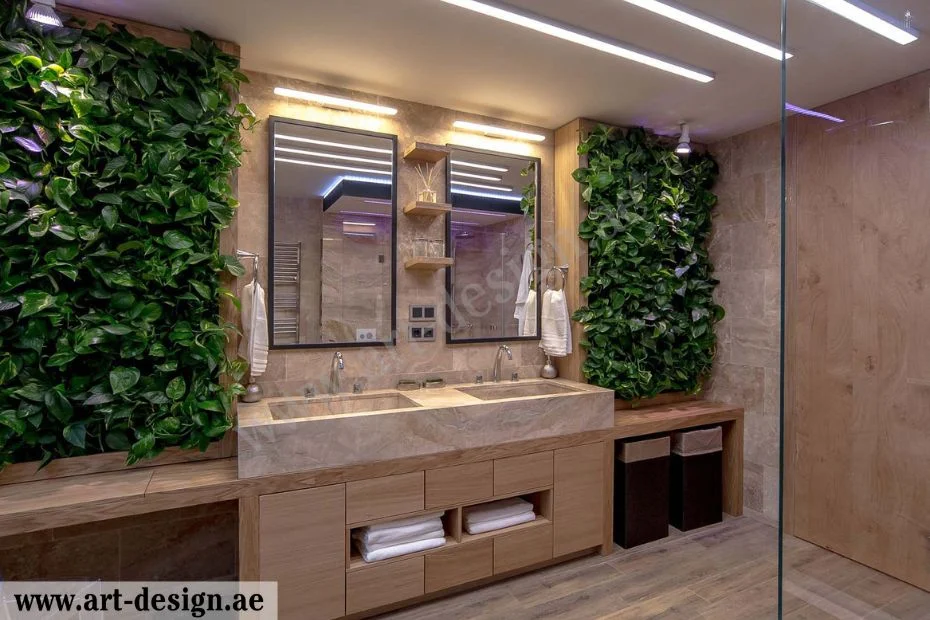 استخدام النباتات في الحمام