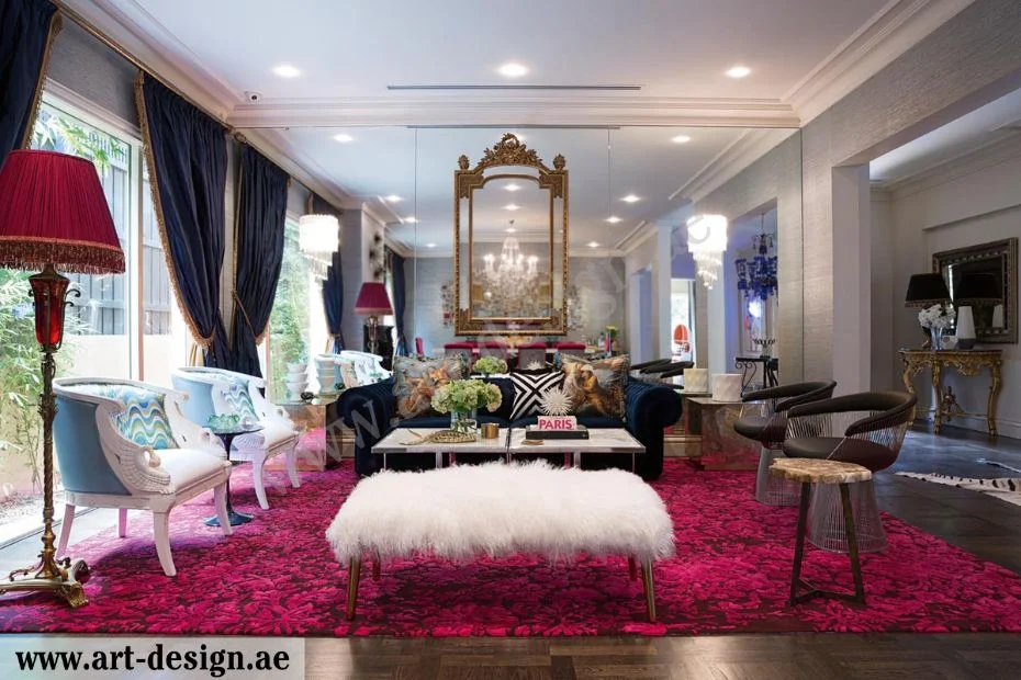 نمط هوليوود جلام في التصميم الداخلي