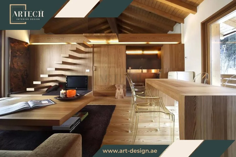 Modern interior design wood fabrication services