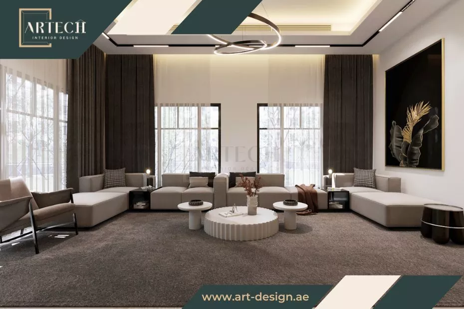 تصميم ديكور صالات منازل 2